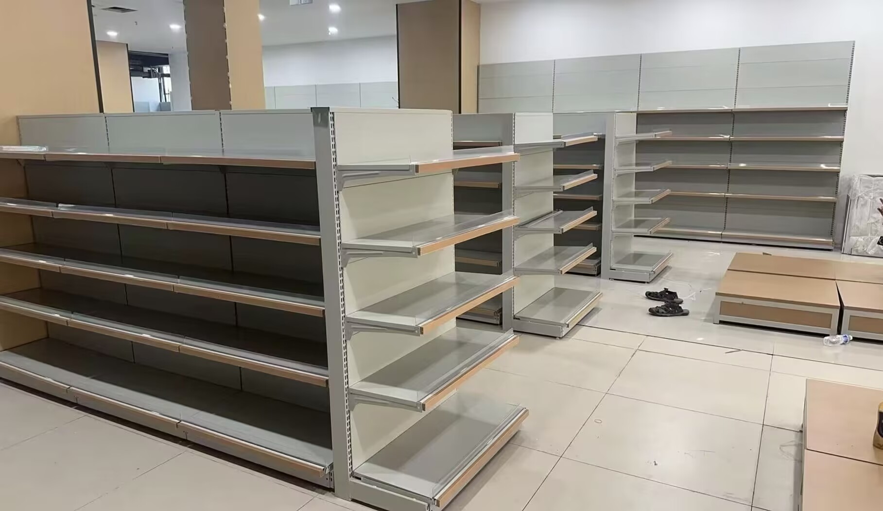 Custom Supermarket Warehouse Metal Storage Rack Shelving